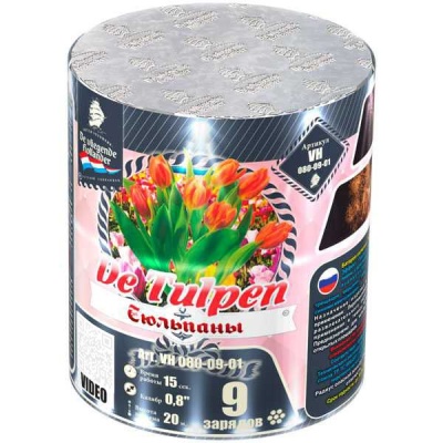 Тюльпаны Батарея салютов купить в Приморске Калининградской области | primorskkaliningradskaya.salutsklad.ru