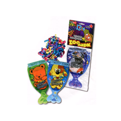 Зоопарк ТСЗ Надувная хлопушка купить в Приморске Калининградской области | primorskkaliningradskaya.salutsklad.ru