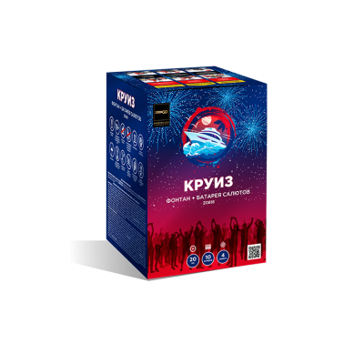 Круиз Фонтан фейерверк купить в Приморске Калининградской области | primorskkaliningradskaya.salutsklad.ru