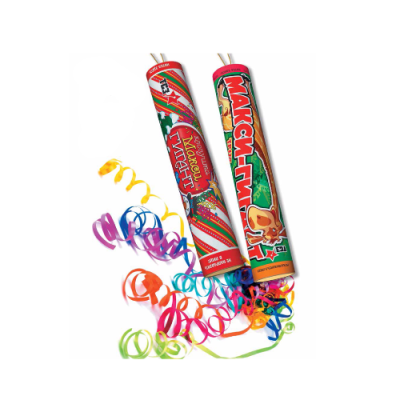 Макси-Гигант с серпантином Хлопушки купить в Приморске Калининградской области | primorskkaliningradskaya.salutsklad.ru